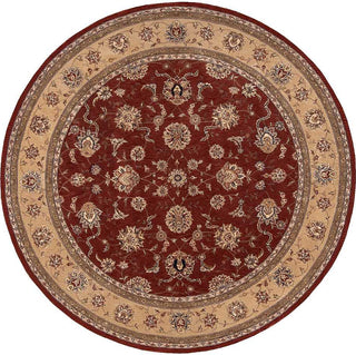 Nourison 2000 2203 Brick Area Rug Round Image