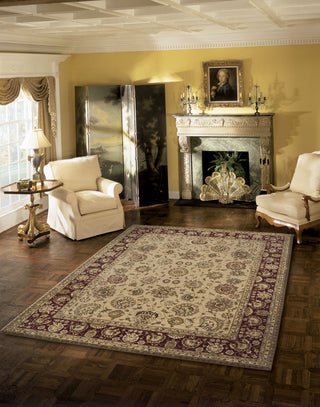 Nourison 2000 2205 Camel Area Rug 8' X 10' Living Space Shot Feature