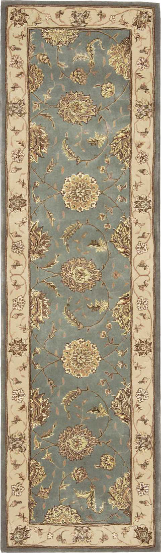 Nourison 2000 2210 Blue Area Rug Runner Image