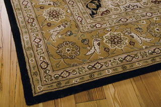 Nourison 2000 2211 Black Area Rug 8' X 10' Corner Shot