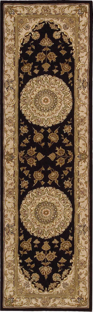 Nourison 2000 2233 Black Area Rug Runner Image