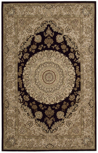 Nourison 2000 2233 Black Area Rug 6' X 9'