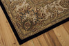 Nourison 2000 2233 Black Area Rug 8' X 10' Corner Shot