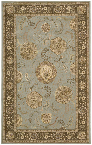 Nourison 2000 2234 Blue Area Rug 6' X 9'