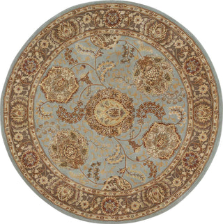 Nourison 2000 2234 Blue Area Rug Round Image