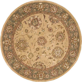 Nourison 2000 2258 Beige Area Rug Round Image