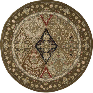 Nourison 2000 2292 Multicolor Area Rug Round Image