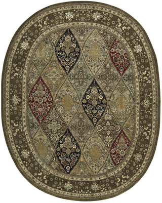 Nourison 2000 2292 Multicolor Area Rug 8' X 10' Oval Shot