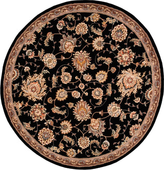 Nourison 2000 2360 Black Area Rug Round Image