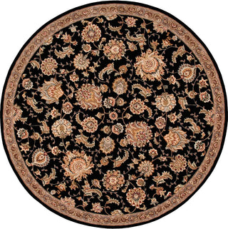 Nourison 2000 2360 Black Area Rug Round Image