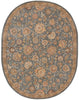 Nourison 2000 2360 Slate Area Rug 8' X 10' Oval Shot