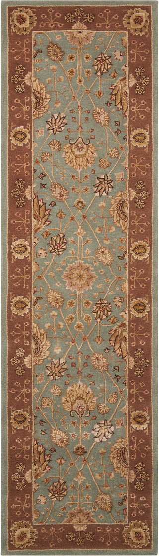 Nourison 3000 3102 Light Blue Area Rug Runner Image