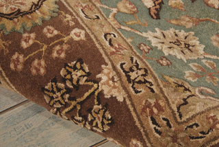 Nourison 3000 3102 Light Blue Area Rug Detail Image