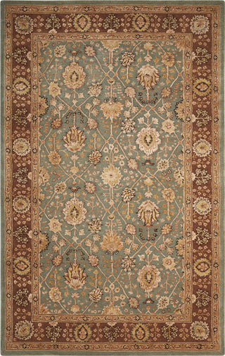 Nourison 3000 3102 Light Blue Area Rug 5'6'' X 8'6''