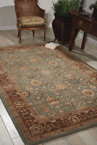 Nourison 3000 3102 Light Blue Area Rug Room Image