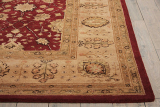 Nourison 3000 3102 Red Area Rug Detail Image