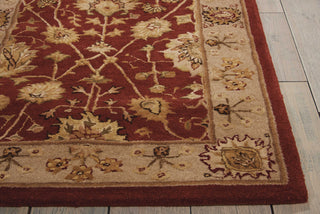 Nourison 3000 3102 Rust Area Rug Detail Image