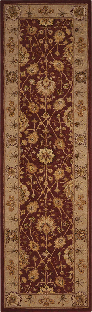 Nourison 3000 3102 Rust Area Rug Runner Image