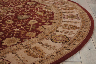 Nourison 3000 3102 Rust Area Rug Detail Image