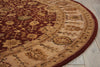 Nourison 3000 3102 Rust Area Rug Detail Image
