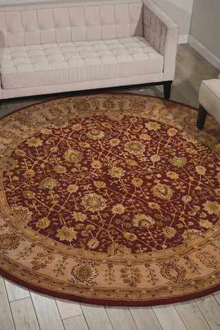 Nourison 3000 3102 Rust Area Rug Room Image