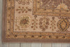 Nourison 3000 3102 Taupe Area Rug Corner Image