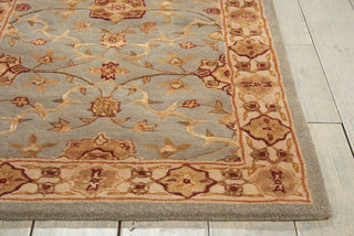 Nourison 3000 3103 Aqua Area Rug Detail Image