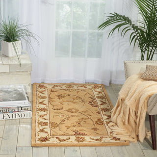 Nourison 3000 3104 Yellow Area Rug Room Image Feature