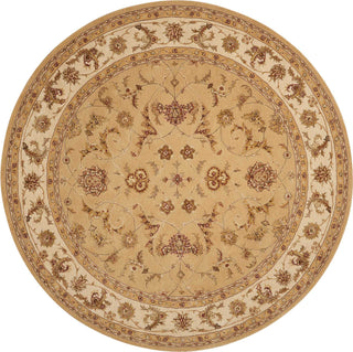 Nourison 3000 3104 Yellow Area Rug 8' Round