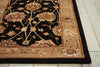 Nourison 3000 3105 Black Area Rug Detail Image