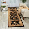 Nourison 3000 3105 Black Area Rug Room Image Feature