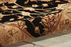 Nourison 3000 3105 Black Area Rug Detail Image