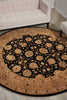 Nourison 3000 3105 Black Area Rug Room Image