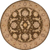 Nourison 3000 3101 Brown Area Rug Round Image