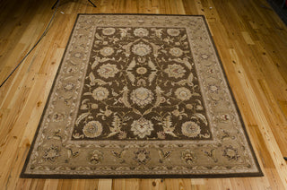 Nourison 3000 3101 Brown Area Rug 8' X 10' Floor Shot Feature