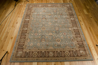 Nourison 3000 3102 Light Blue Area Rug 8' X 10' Floor Shot Feature