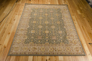 Nourison 3000 3103 Aqua Area Rug 8' X 10' Floor Shot Feature