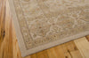 Nourison 3000 3103 Beige Area Rug 8' X 10' Corner Shot