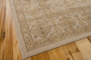 Nourison 3000 3103 Beige Area Rug 8' X 10' Corner Shot