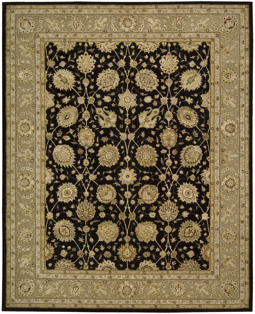 Nourison 3000 3105 Black Area Rug main image