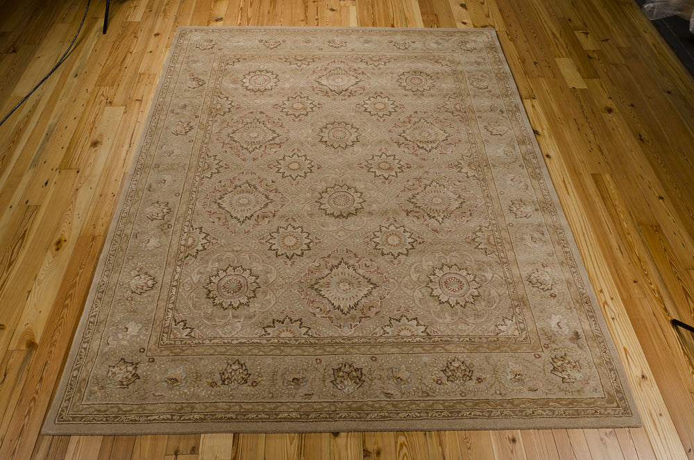 Nourison 3000 3108 Beige Area Rug 8' X 10' Floor Shot Feature