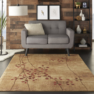 Nourison Somerset ST74 Latte Area Rug Room Image