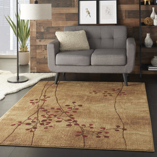 Nourison Somerset ST74 Latte Area Rug Room Image