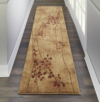 Nourison Somerset ST74 Latte Area Rug Room Image