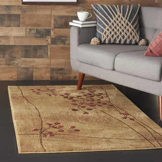 Nourison Somerset ST74 Latte Area Rug Room Image