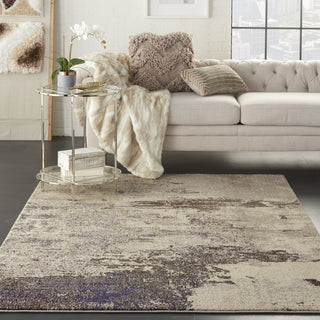 Celestial CES02 Ivory/Grey Area Rug Room Scene 2