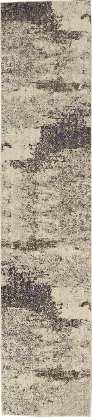 Nourison  Celestial CES02 Ivory/Grey Area Rug Runner