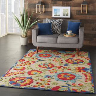 Nourison Aloha ALH17 Multicolor Area Rug Room Scene 3