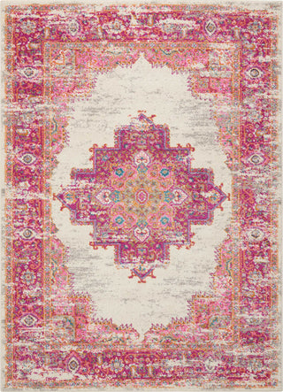 Nourison Passion PSN03 Ivory/Fushia Area Rug Main Image