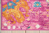 Nourison Passion PSN01 Fuchsia Area Rug Corner Image